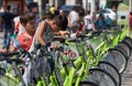 Refugee children at Keleti train station Royalty Free Stock Photo