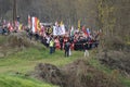 Refugees demonstrations in Spielberg, Austria