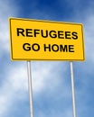 Refugees go home