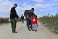 Refugees in Sid (Serbian - Croatina border) Royalty Free Stock Photo