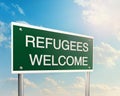 Refugees welcome Royalty Free Stock Photo