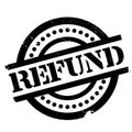 Refund rubber stamp Royalty Free Stock Photo