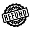 Refund rubber stamp Royalty Free Stock Photo