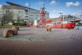 Refurbished Lightship Royalty Free Stock Photo