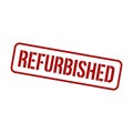 Refurbished Stamp, Refurbished Square Sign Royalty Free Stock Photo