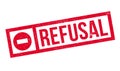 Refusal rubber stamp