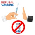 Refusal of Vaccination Concept