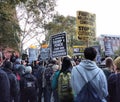 Refuse Fascism Rally, Anti-Trump Protest, Washington Square Park, NYC, NY, USA Royalty Free Stock Photo