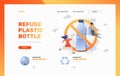 Refuse Plastic Bottle Web Template