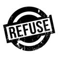 Refuse rubber stamp Royalty Free Stock Photo