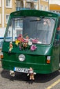 Refuse truck at Brighton Marina in Brighton East Sussex on August 31, 2019