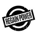 Regain Power rubber stamp