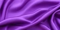 A regal aura surrounds the smooth purple satin fabrics, their texture invoking opulence.