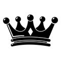 Regal crown icon , simple style