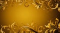 Regal gold background evoking opulence