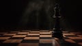 Regal Silhouette: Minimalist Elegance in Chess Mastery