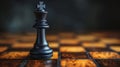 Regal Silhouette: Minimalist Elegance in Chess Mastery