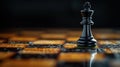 Regal Silhouette: Minimalist Elegance in Chess Mastery