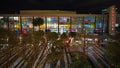 Regal South Beach cinemas on Lincoln Road Mall in Miami Beach, Florida at night. Royalty Free Stock Photo