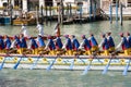 Regata Storica historical regatta. In Venice Italy Royalty Free Stock Photo