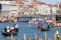 Regata Storica historical regatta. In Venice Italy Royalty Free Stock Photo