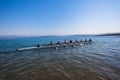 Regatta Eights Octs Boys Team Water Royalty Free Stock Photo