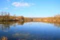 Wildlife near Danube river near Regensburg city, Germany Royalty Free Stock Photo