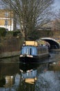 City canal barge. Regents Canal. London