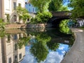 Regent`s Canal reflections, London, UK