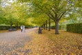 Regent`s Park in autumn, London, UK Royalty Free Stock Photo
