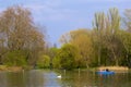 Regent`s park in spring, London, England