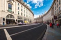 Regent Street in London, a worldwide famous shopping street