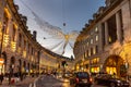 Regent Street, the luxury of London by Piccadilly Circus, London UK