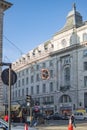 Regent street near piccadilly circus square and underground train station