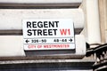 Regent Street sign