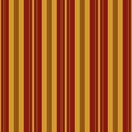 Regent stripe seamless vector pattern background. Symmetrical linear geometric backdrop. Red gold parallel vertical thin