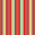 Regent stripe seamless vector pattern background. Symmetrical linear geometric backdrop. Red, yellow, green parallel