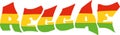 Reggae in jamaica flag