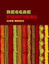 Reggae music classic color background.