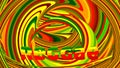 Reggae colorful wallpaper. Rasta style background Royalty Free Stock Photo