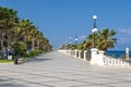 Reggio di Calabria promenade Lungomare Falcomata, Southern Italy Royalty Free Stock Photo