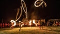 Reggio Emilia, Italy - 2022 09 03: historical re-enactment event of Matilde di Canossa show with fire