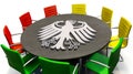 Formation of government in Germany Royalty Free Stock Photo