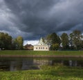 Regimental Church of All Saints in the city of Tikhvin on the river