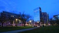 Regina, Canada downtown at dusk