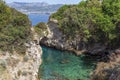 Regina Giovanna Queen`s bath near Sorrento. Royalty Free Stock Photo