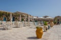 Regina Margherita square of Marzamemi, Sicily Island in Italy Royalty Free Stock Photo