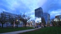 Regina, Saskatchewan, Canada downtown at dusk