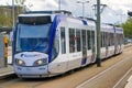 Regio Citadis of Randstadrail in The Hague operated by HTM Royalty Free Stock Photo