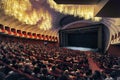 Regio theatre of Turin intern view of main hall